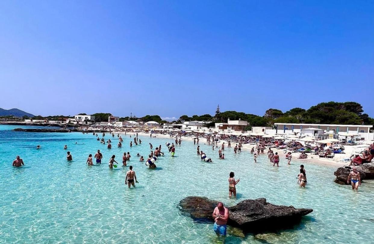 Bed and Breakfast Stabilimento Lido Burrone Favignana Esterno foto